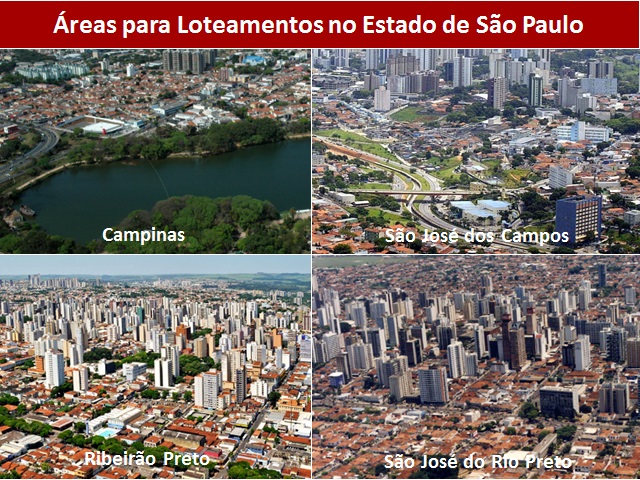 Compra e Venda Áreas - Loteamentos ESTADO - SP Compra e Venda Áreas - Loteamentos ESTADO - SP